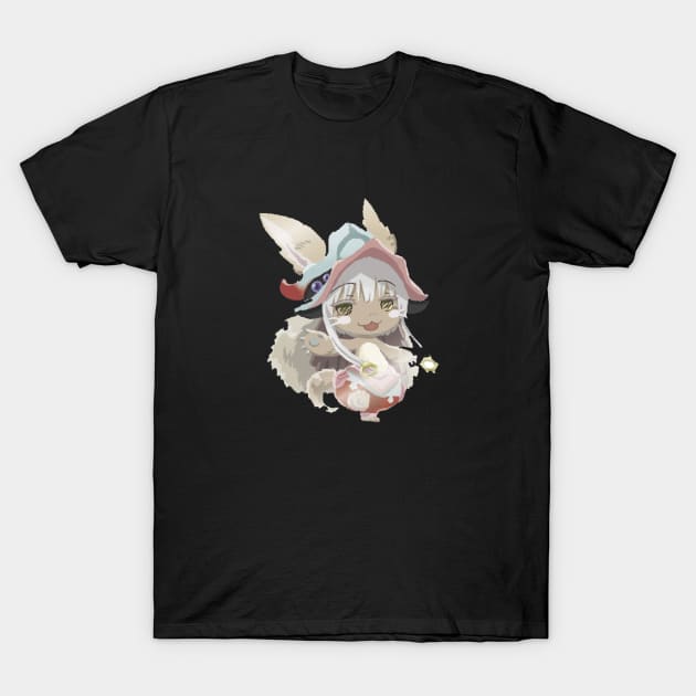 Nanachi Made in Abyss Sticker T-Shirt by Beastlykitty